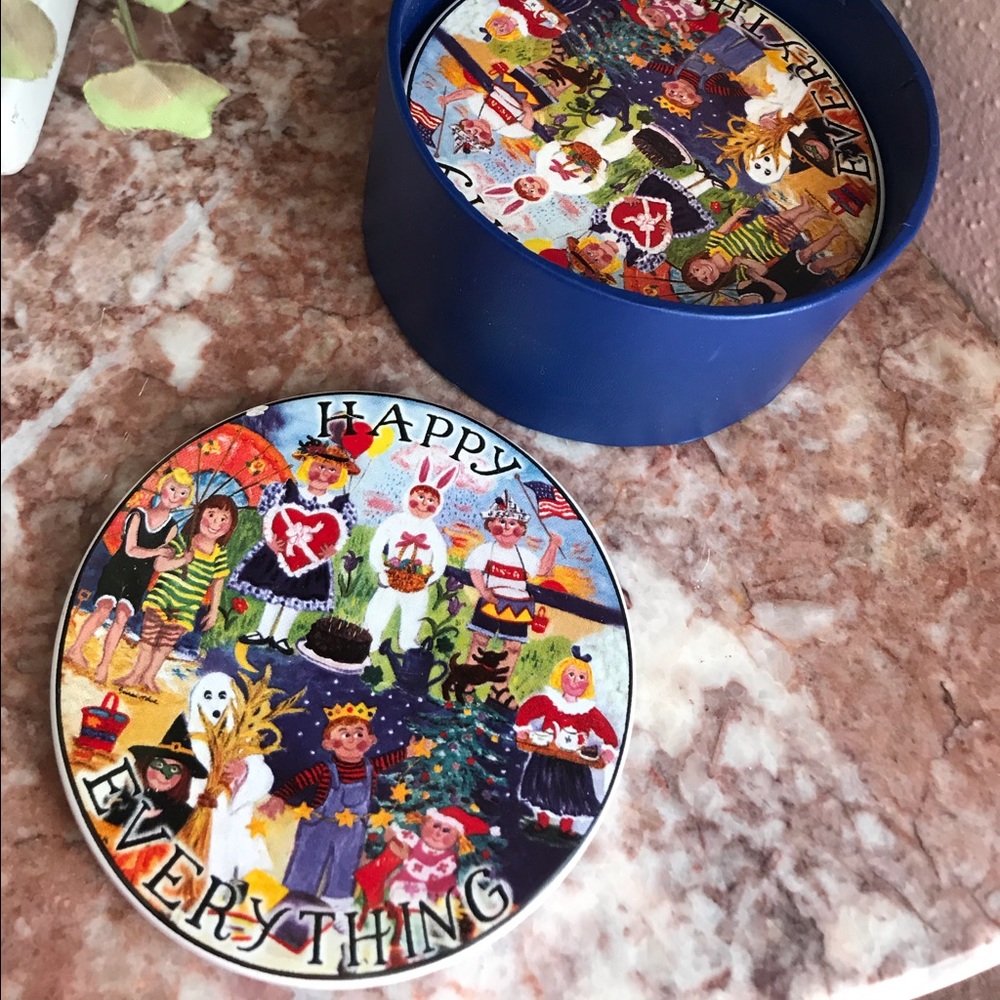 Home#3) Coasters (2 sets)Santa Barbara 💫